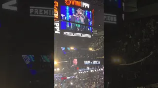 Gervonta Tank Davis ringwalk before Ryan Garcia fight inside arena