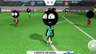 Stickman soccer 3D gameplay match