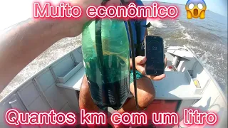 YAMAHA 15HP- CONSUMO DO COMBUSTÍVEL