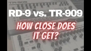 Behringer RD-9 vs. Roland TR-909 // How close does it get?