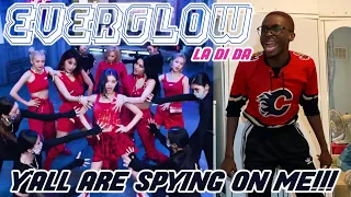 CURSING OUT EVERGLOW FOR 14 MINS STRAIGHT!!! 🤯🤬😫 | EVERGLOW - LA DI DA MV REACTION 💖✨