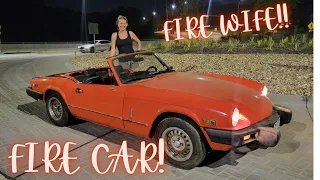 FIRE WIFE and FIRE CAR ya know cause spitFIRE!!!