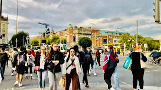 Dublin Ireland | 4K Dublin City walking tour- October 2021| O’Connell street and Temple Bar square