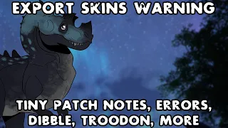 The Isle News Updates: Backup Dino Skins, Small Patch Notes, Dibble, Troodon, More