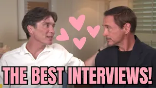 Robert Downey Jr & Cillian Murphy Best Wholesome and Funny Oppenheimer Interviews 2023