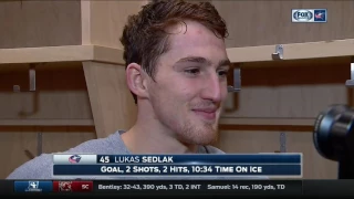 Game continues to slow down for Blue Jackets' Lukas Sedlak