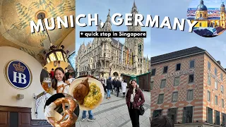 Munich Germany Vlog: Walking around Marienplatz, Hofbräuhaus (famous beer hall), & Churches