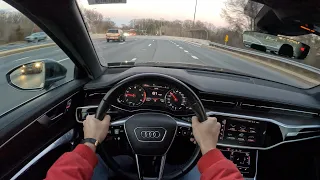 2019 Audi A6 3.0T Premium - POV Test Drive | 0-60