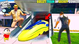 Franklin Find Bullet Train In The Most Ultimate Secret Tunnel Near Avengers's House.. In GTA 5