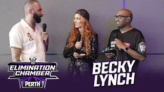 Simon and Nims chat to Becky Lynch (WWE Elimination Chamber 2024)