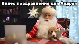 Новогоднее видео поздравление Деда Мороза для Андрея с Новым Годом - newyear.mail.ru