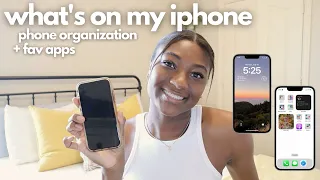 WHAT'S ON MY IPHONE: ios 16, phone organization, favorite apps