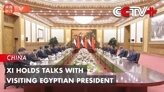 Xi Holds Talks with Visiting Egyptian President