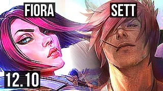 FIORA vs SETT (TOP) | Quadra, 9 solo kills, Legendary, 500+ games | EUW Diamond | 12.10