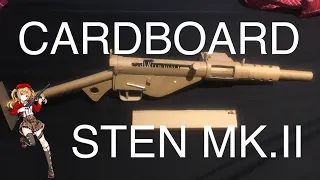 Cardboard WW2 Sten Mk.2 {field strip}