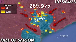 Fall of Saigon in 1 minute using Google Earth