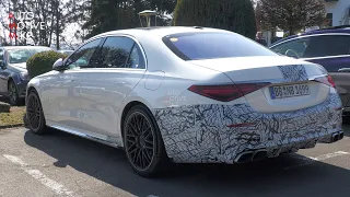 2022 MERCEDES-AMG S63e SPIED TESTING AT THE NÜRBURGRING