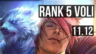 VOLIBEAR vs SETT (TOP) | Rank 5 Voli, 8/1/7, Godlike | EUW Challenger | v11.12