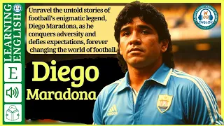 Learn English through story 🍀 level 3 🍀 Diego  Maradona