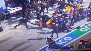 REDBULL pitstop FAIL in Monza. Never happened before