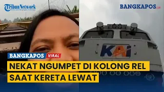 Bikin Konten Ngumpet di Kolong Rel, Youtuber Dede Inoen Bisa Dipidana