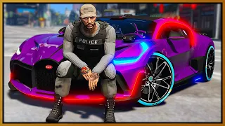 GTA 5 Roleplay - I BECOME HIGH SPEED BUGATTI DIVO COP UNIT | RedlineRP