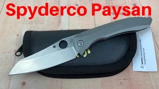 Spyderco Paysan integral framelock    Is it really worth the money ?