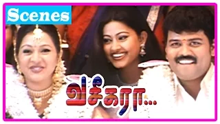 Vaseegara Tamil Movie | Scenes | Gayatri and Sriman get married | Vijay tricks Sneha