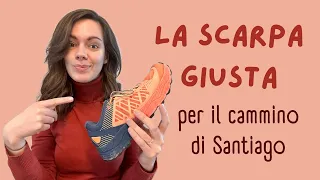 Scarpe per il cammino di Santiago