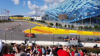 Старт гонки  F1 Сочи 2019