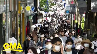 Tokyo sets new record for daily COVID-19 cases | GMA