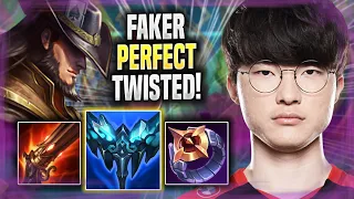 FAKER PERFECT GAME WITH TWISTED FATE! - T1 Faker Plays Twisted Fate MID vs Neeko! | Season 2022