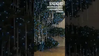 5000 Swarovski Crystals Tree in Vegas  스와로브스키 크리스털 5천개로 만들어진 나무