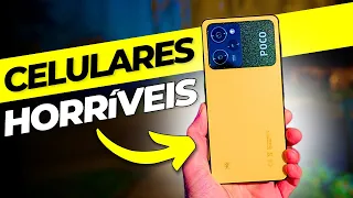 TOP 7 PIORES Celulares para COMPRAR em 2023!!! (CELULARES HORRÍVEIS)