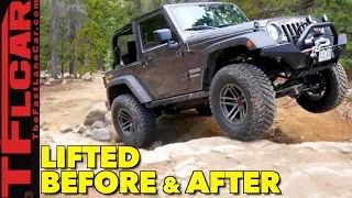 Before and After: Does Lifting A Jeep Wrangler Make it Better Off-Road?