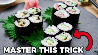 Kappa Roll Recipe - Cucumber Maki Sushi