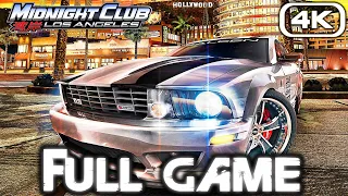MIDNIGHT CLUB LOS ANGELES Gameplay Walkthrough FULL GAME (4K ULTRA HD) No Commentary