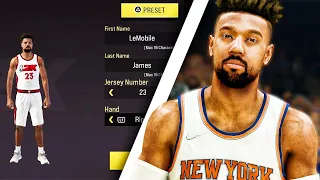 NBA 2K22 Mobile MyCAREER #1 Creating LeMobile James! NBA 2K22 Arcade Might Be Lit This Year!