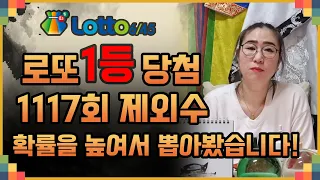 🌺로또 1117회 추천번호-제외수🌺 확률을 높여보았습니다!