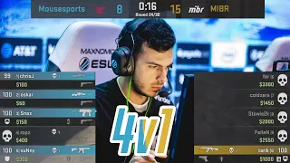 When CS:GO Pros Clutch For The Win..