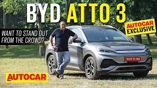 2022 BYD Atto 3 review - Funky & feature packed EV driven | EXCLUSIVE! | First Drive | Autocar India