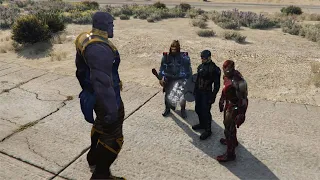 GTA 5 - Avengers: Trinity vs Thanos