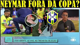 NEYMAR FORA DA COPA DO MUNDO? SITUAÇÃO DO ATACANTE DA SELEÇÃO BRASILEIRA PREOCUPA