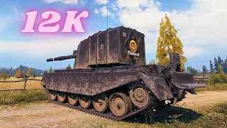 FV4005 Stage II  12K Damage 5 Kills  World of Tanks Gameplay (4K)