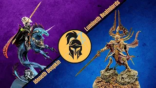 AoS Battle Report: NEW Studio Video! Idoneth vs Lumineth: Come Meet Our New Channel Partners!!