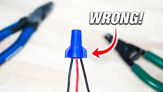 The BIGGEST Mistakes DIYers Make When Connecting Electrical Wires Together! | DIY How To