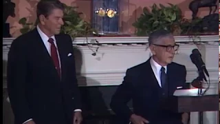 President Reagan's Remarks on the Presidential Medal of Freedom to Irving Kaufman on October 7, 1987