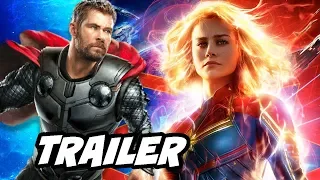 Captain Marvel Superbowl Trailer - Avengers Endgame Easter Eggs Breakdown