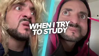 Mercuri_88 Shorts - When I try to study