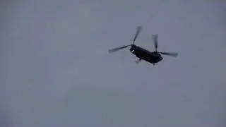 CH-47 Chinook Helicopter Flyby